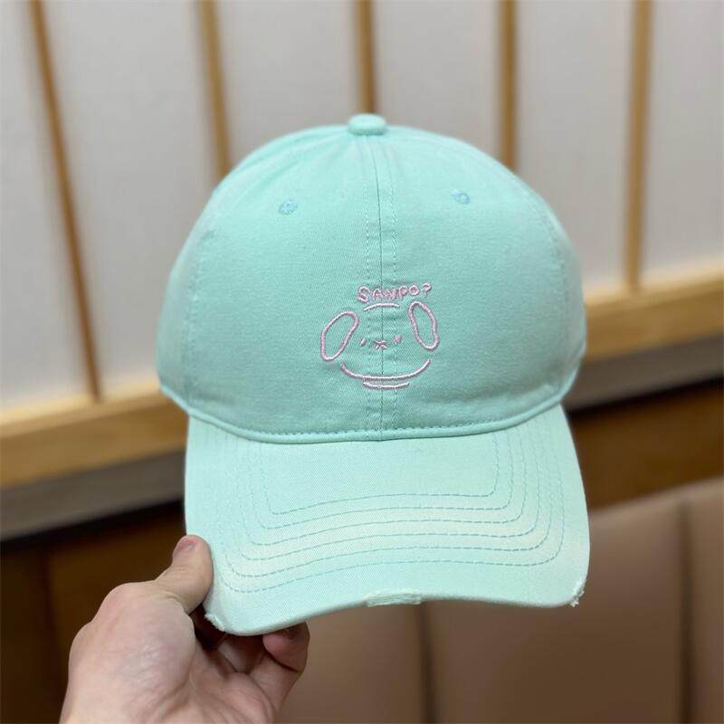 Damen Freizeit Charakter-Stickerei Baseball-Cap Brehn