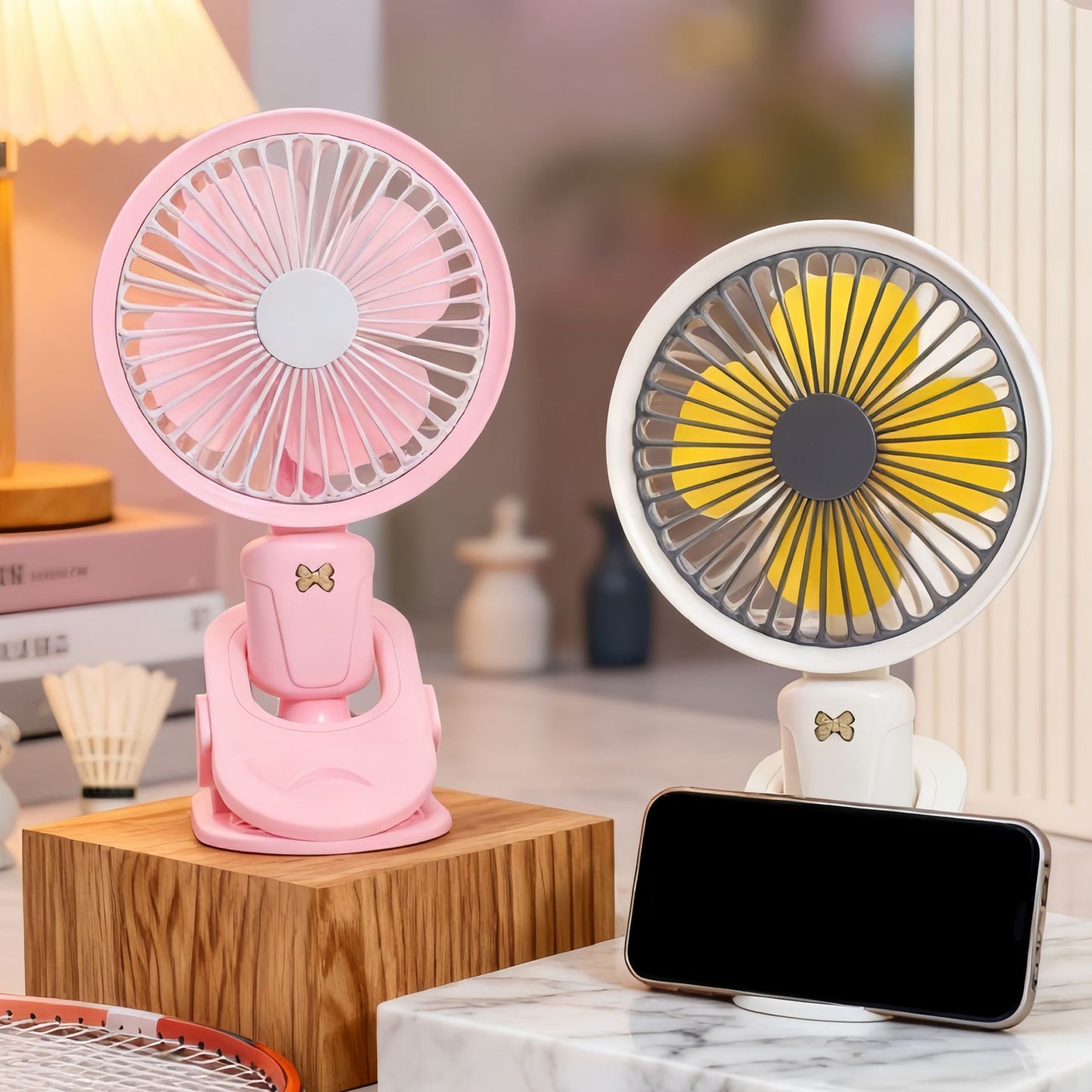 Damen Tragbarer Tischventilator mit flexiblem Ständer Brehn