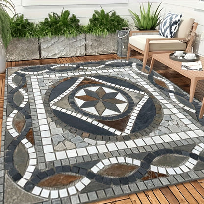 Eleganter geometrischer Teppich