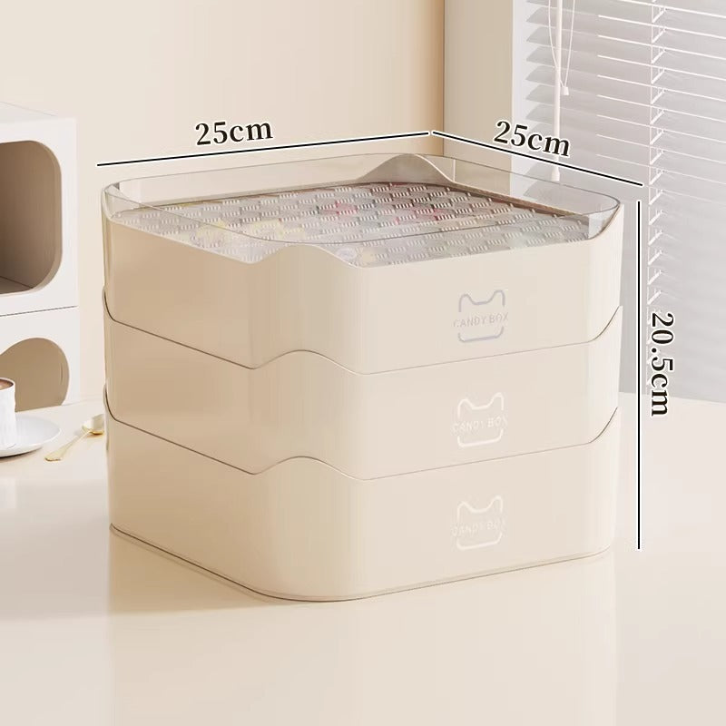 Multi-Zweck Aufbewahrungsorganisator mit Transparente Deckel Brehn