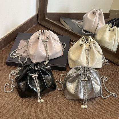 Kordelzug Eimer Handtasche