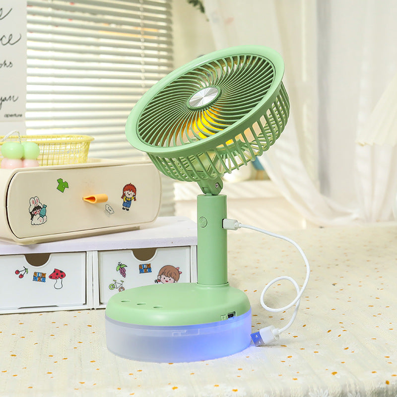 Frauen Mini Tischventilator mit LED-Beleuchtung Brehn