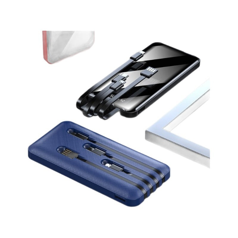 Tragbare Powerbank mit Integrierter Multifunktions-Ladefunktion und Digitaler Anzeige Brehn