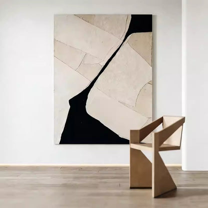 Moderne Minimalistische Geometrische Leinwandkunst