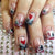 Herz-verzierte glamouröse Nagelkunst-Set Brehn