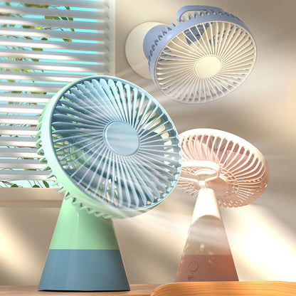 Damen Tragbarer Tischventilator mit flexibler Neigung und leistungsstarkem Akku Brehn