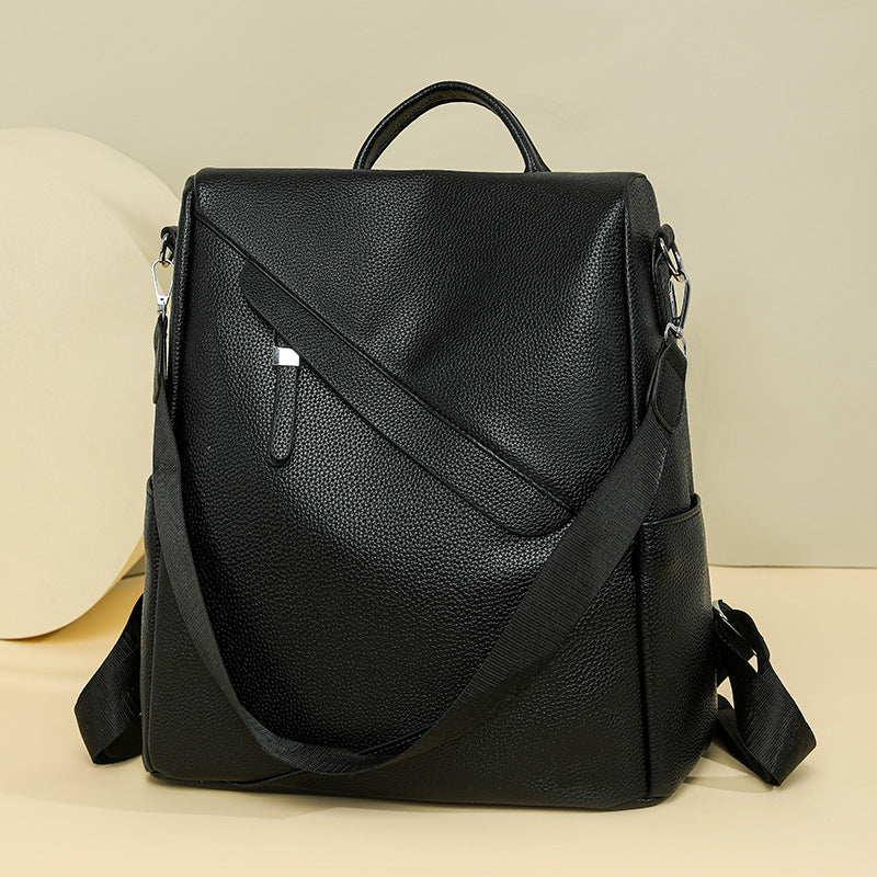 Eleganter Leder Laptop-Rucksack Brehn