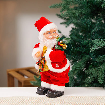Dekorativer Weihnachtsmann mit Glöckchen Brehn