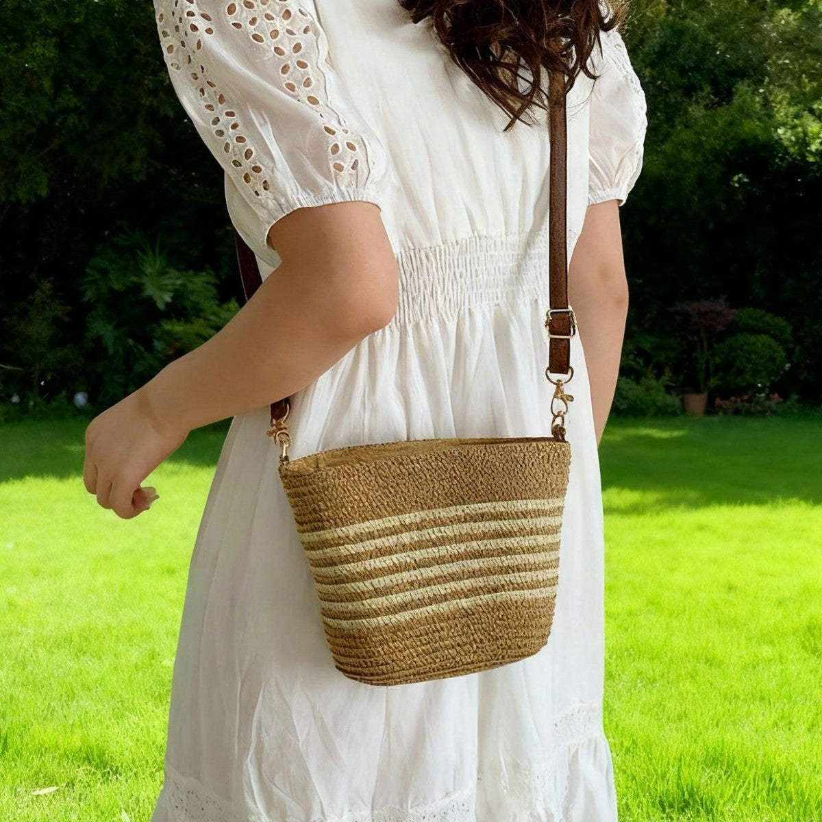 Handgefertigte Umhängetasche Im Boho-Stil Brehn