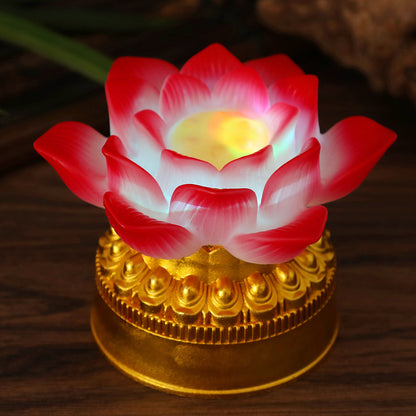 LED Lotusblüten Tischlampe