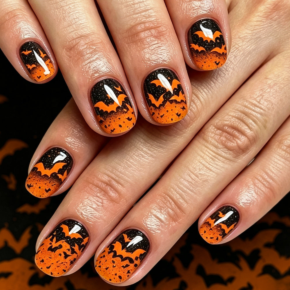 Halloween-Themen Künstlerische Press-On Nägel Brehn