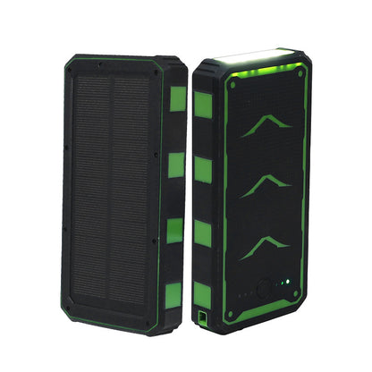Solar Powerbank mit Robustem Design und Hoher Kapazität Brehn