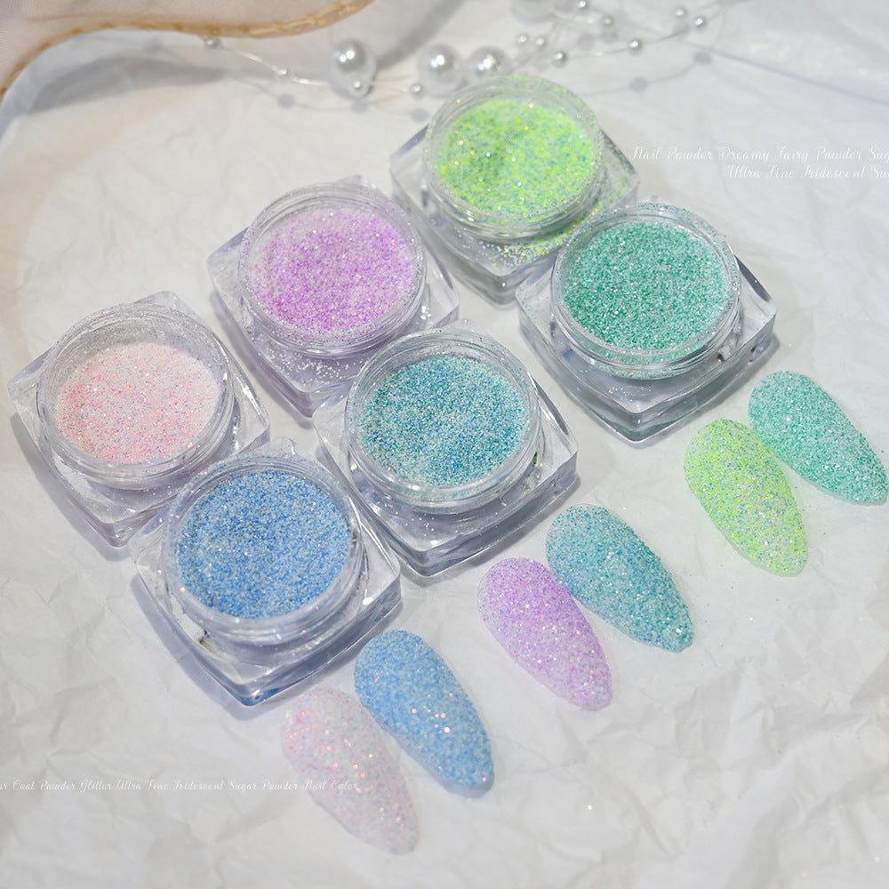 Nagelkunst Glitzerpulver Set