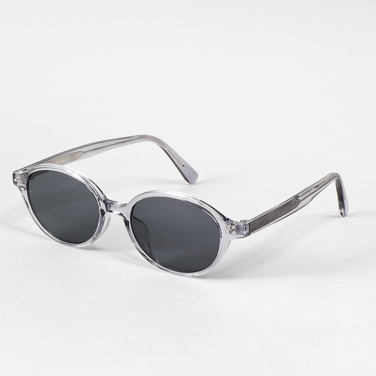 Damen modische Sonnenbrille im Retro-Stil mit braunen Gläsern Brehn