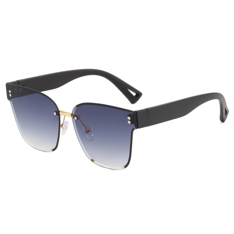 Damen stylische Sonnenbrille mit elegantem Schilddesign Brehn