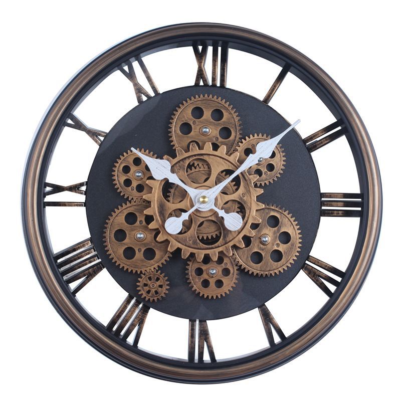 Wanduhr Im Industriellen Steampunk Design Brehn