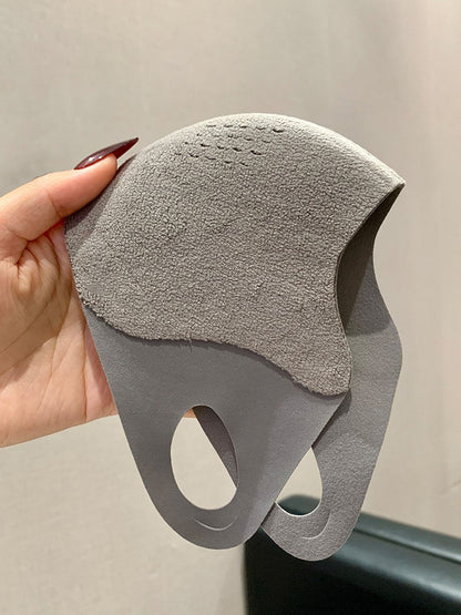 Ultra-weiche fleecegefütterte konturierte Gesichtsmaske mit atmungsaktiven Ohrschlaufen Brehn