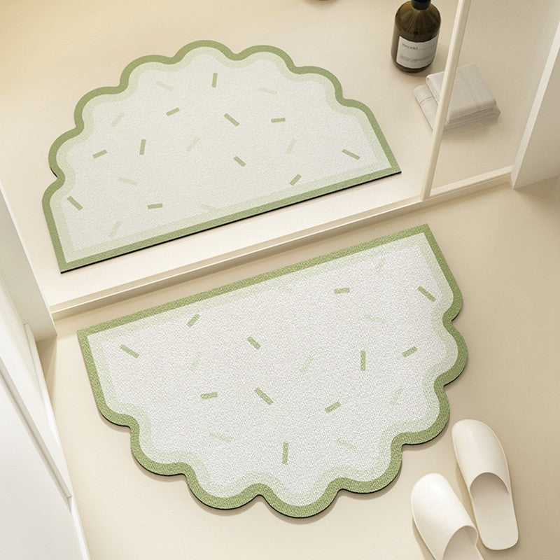 Floral Pattern Badmatte Brehn