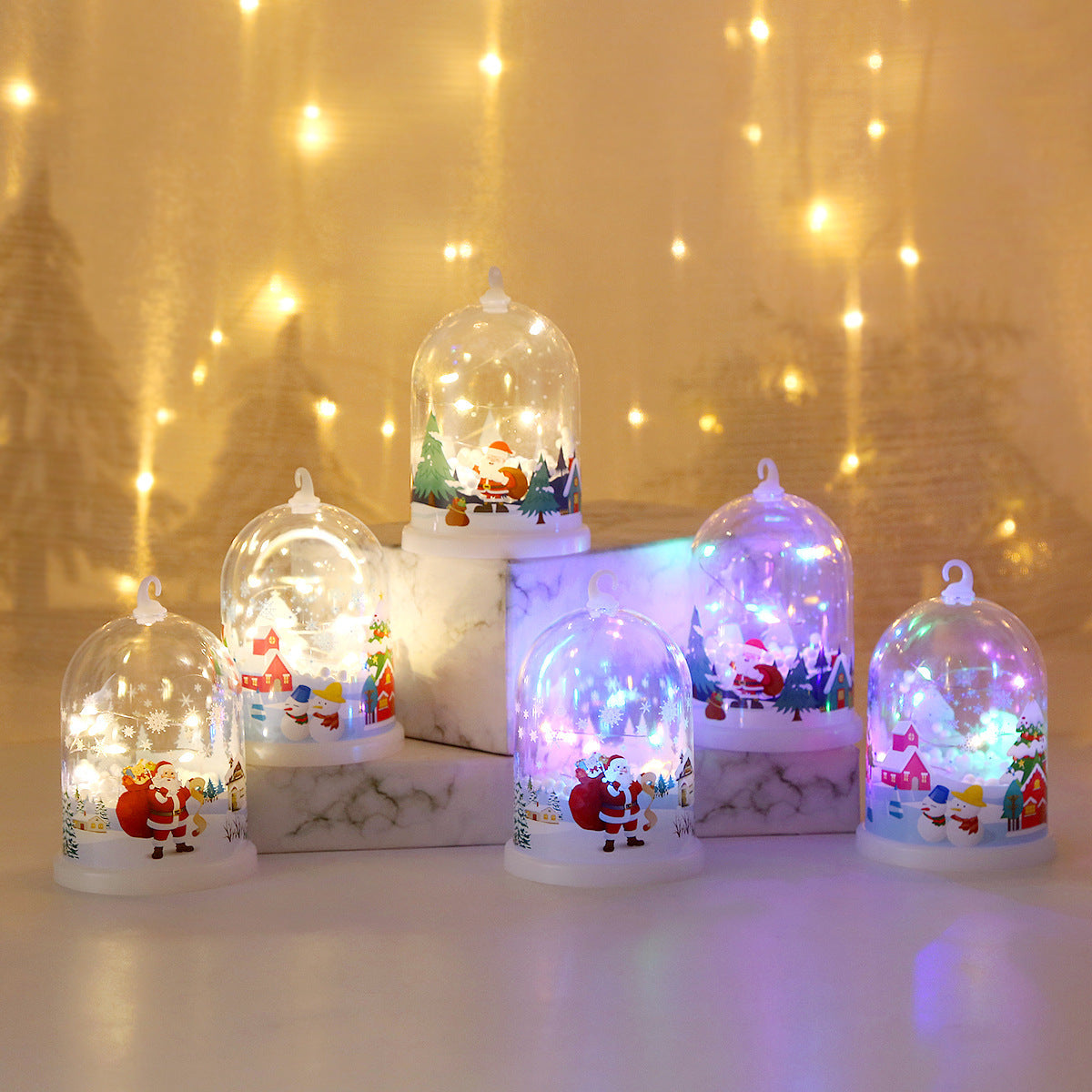 LED Weihnachtsbeleuchtung Glaskuppel