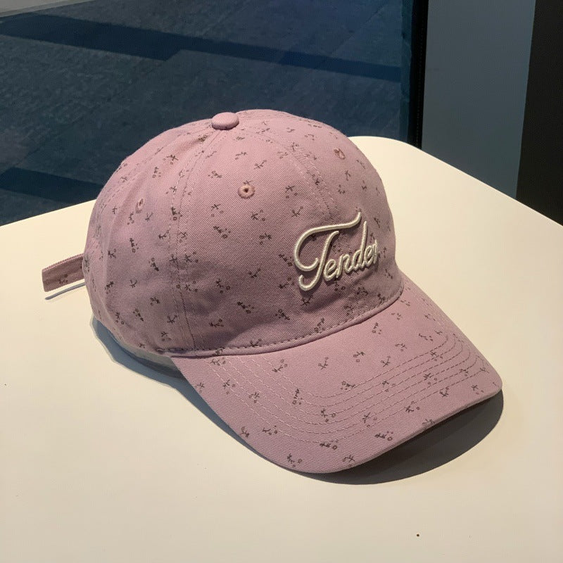 Damen Bestickte Lässige Grafik Baseballcap Brehn