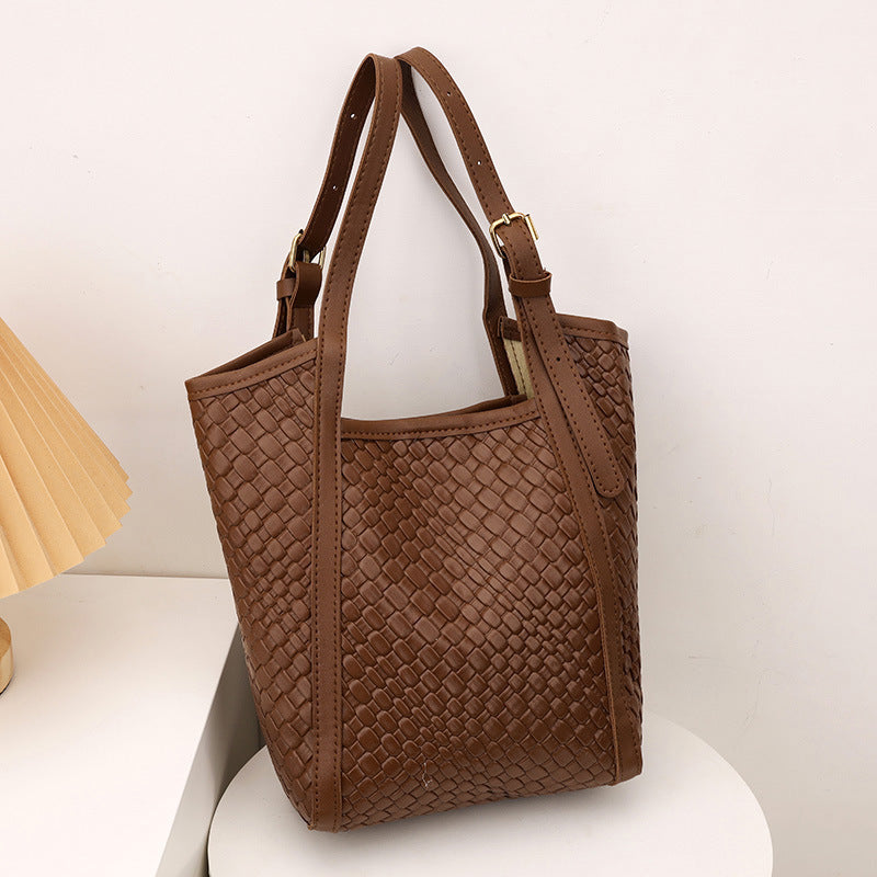 Minimalistische Zip-Top Handtasche Brehn