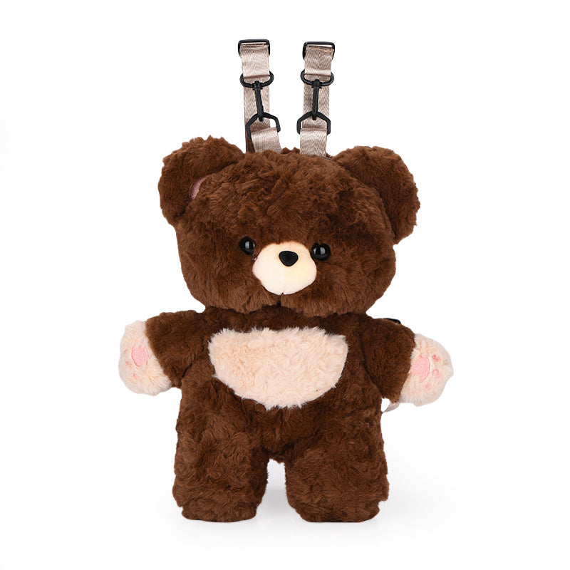 Plüsch Rucksack mit Süßem Teddy-Design Brehn