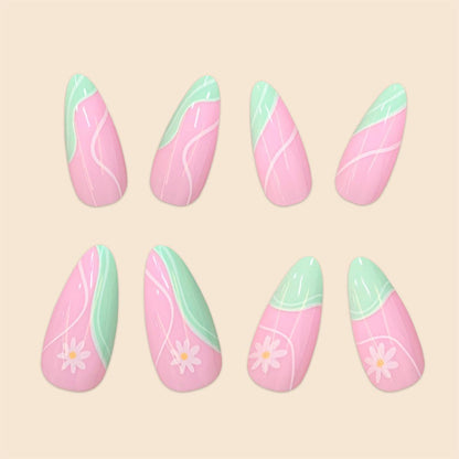 Künstlerisches Stiletto-Nagelkunst-Design