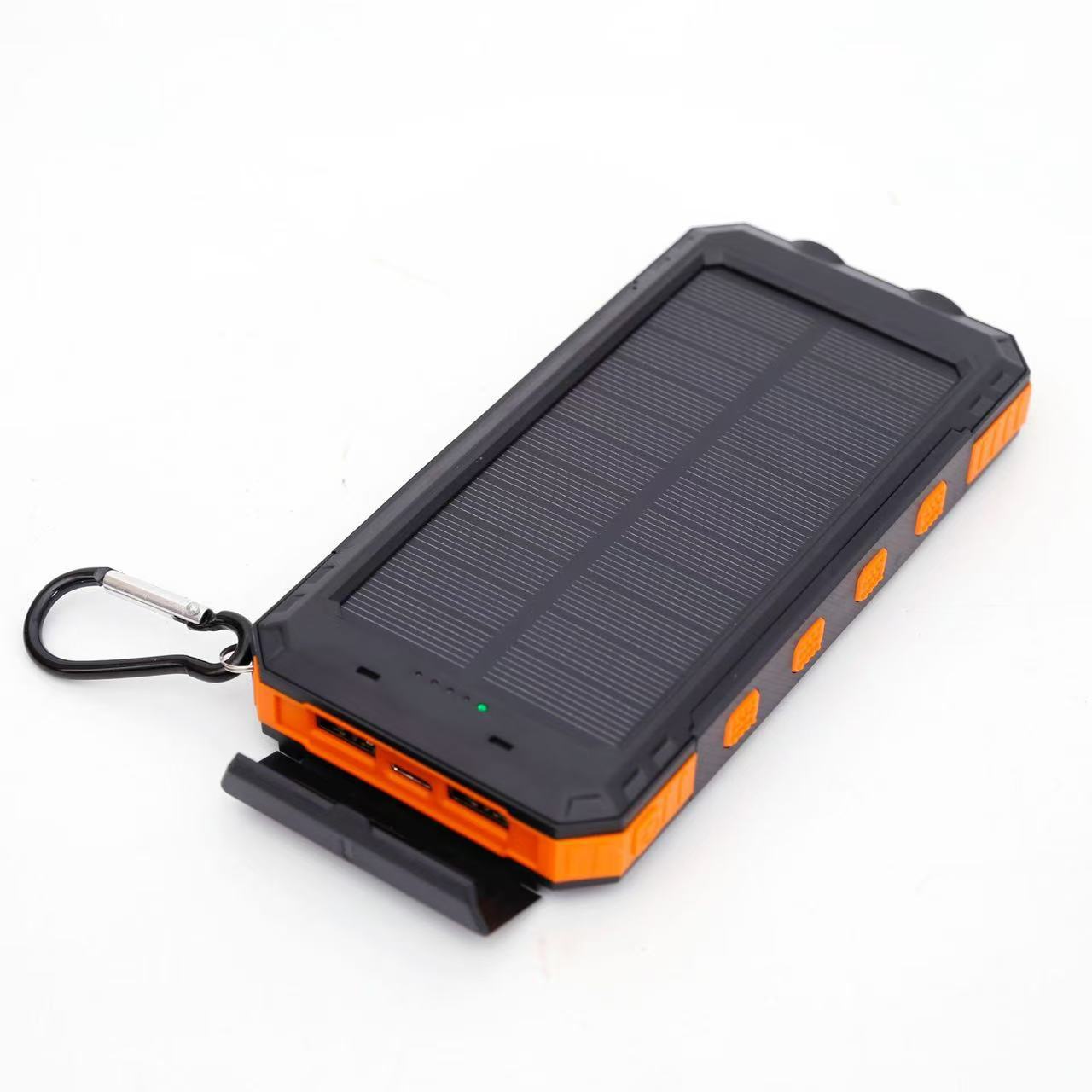 Hochleistungs-Solar-Powerbank mit Wasserdichtem Gehäuse und Mehreren Ladeanschlüssen Brehn