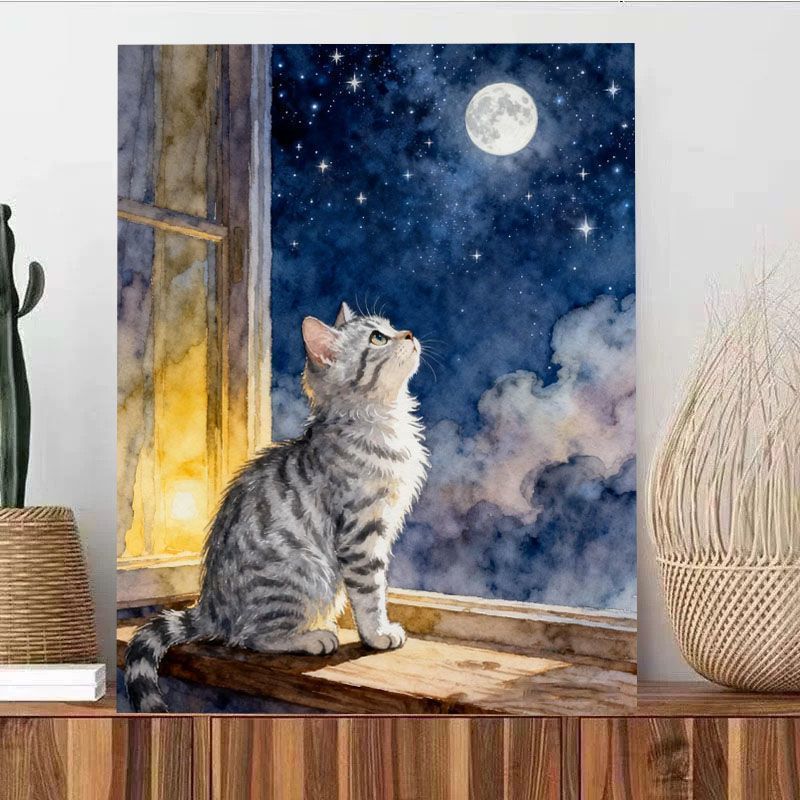 Katzen-Themen Wandkunst Brehn