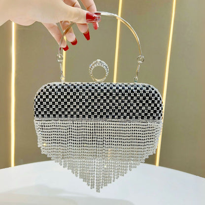 Glamouröse Strass-Handtasche