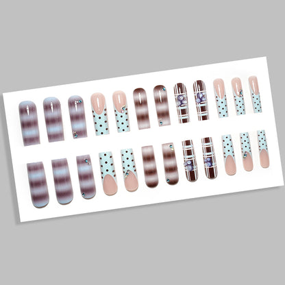 Künstlerisches Press-On Nageldesign-Set