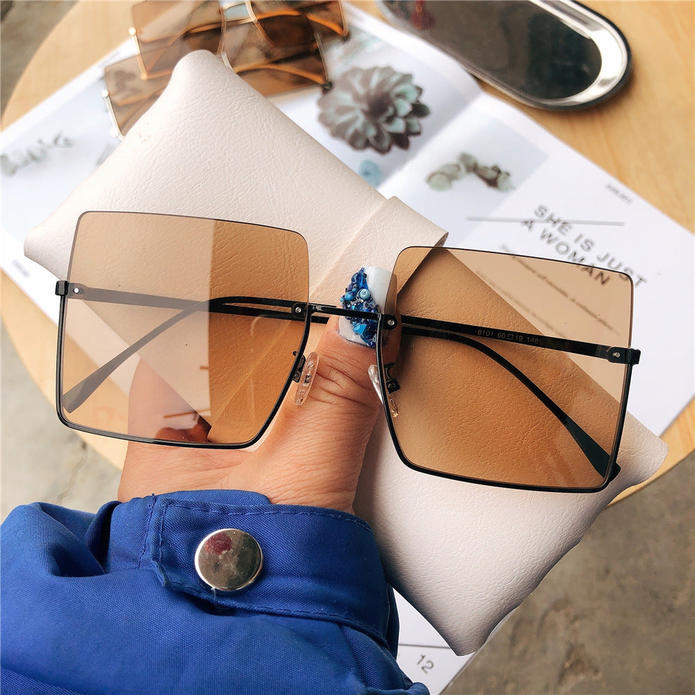 Modische Übergroße Quadratische Sonnenbrille Brehn