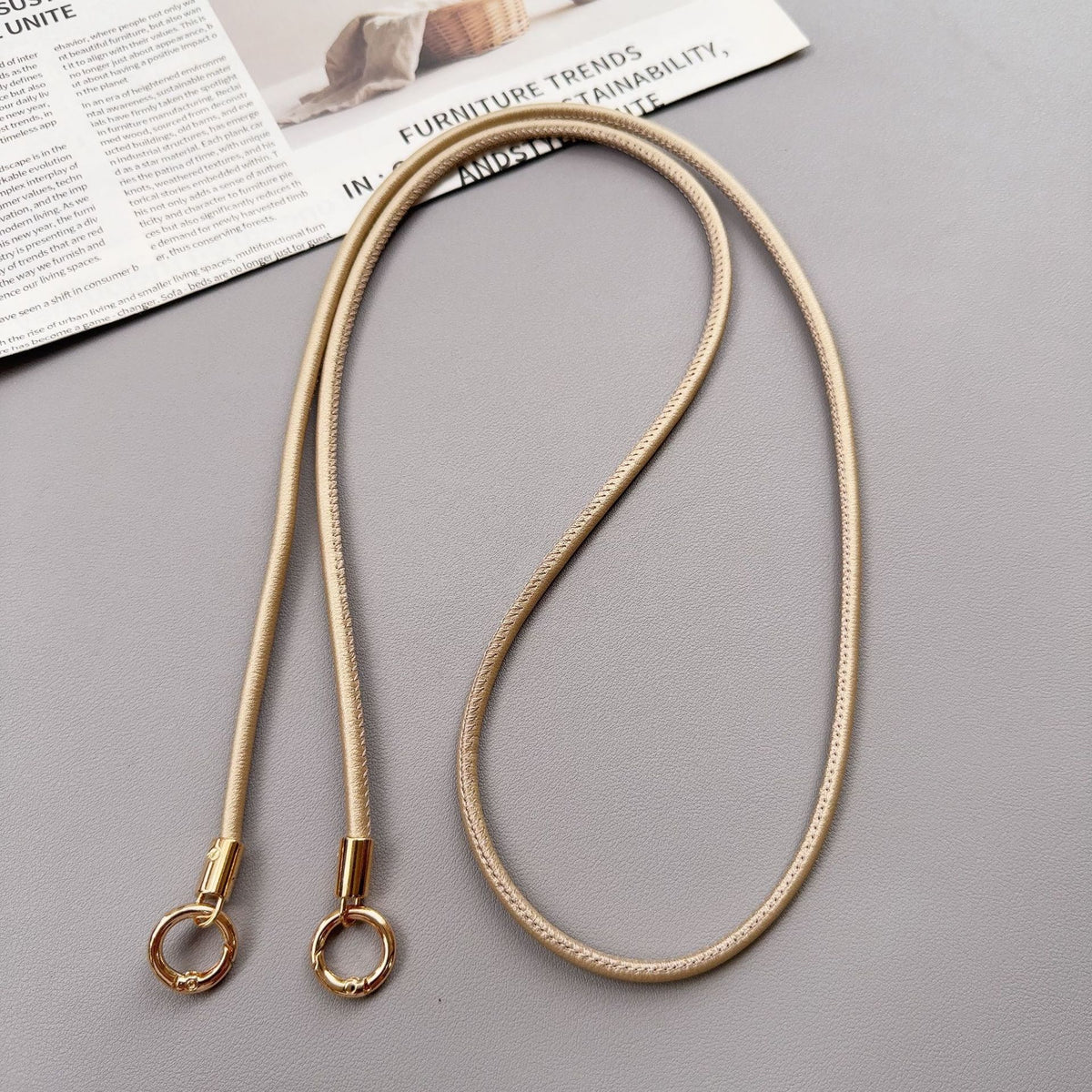 Premium Kunstleder Schlüsselband Brehn