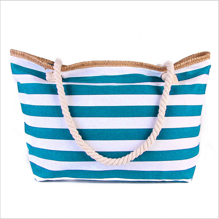 Große Strandtasche mit Maritimen Streifen Brehn