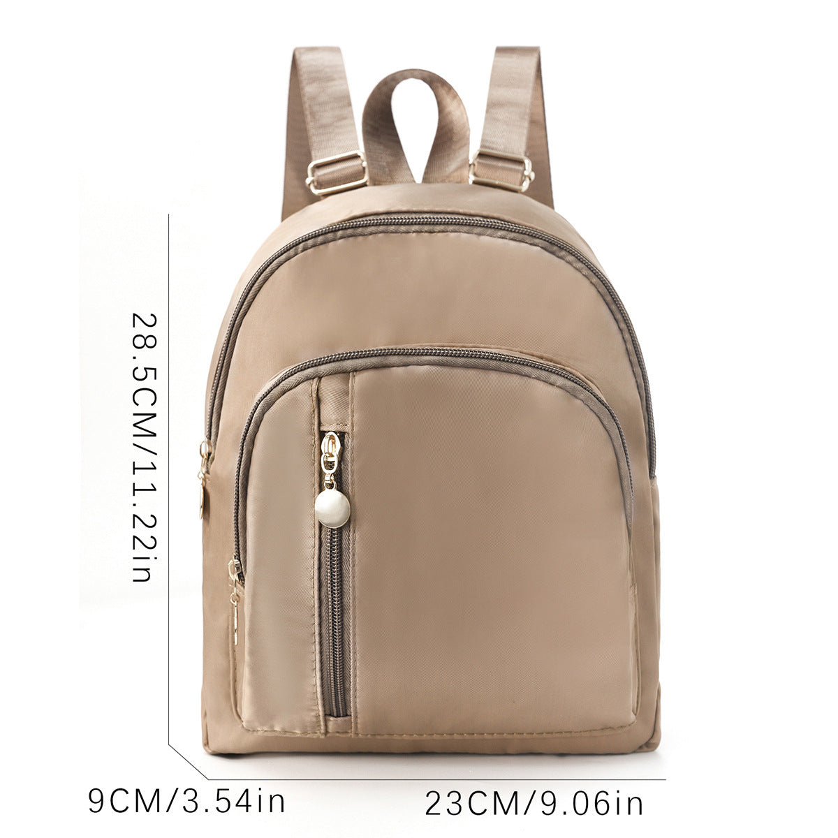 Rucksack mit Auffälligem Skull- und Rosen-Motiv Brehn