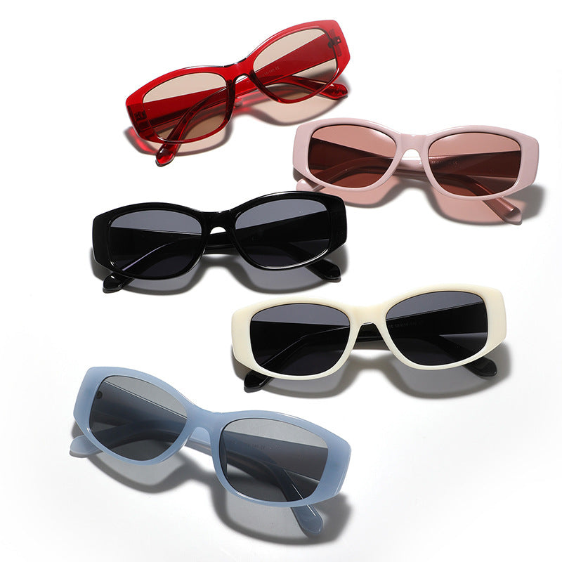 Damen modische Katzenaugen-Sonnenbrille mit holografischem Design Brehn