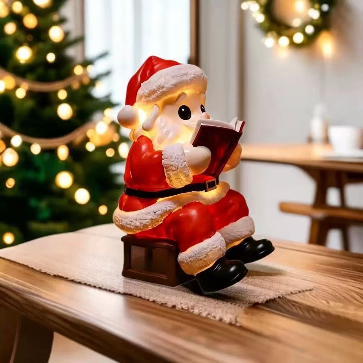 Dekorative Weihnachtsmann-Lampe Brehn
