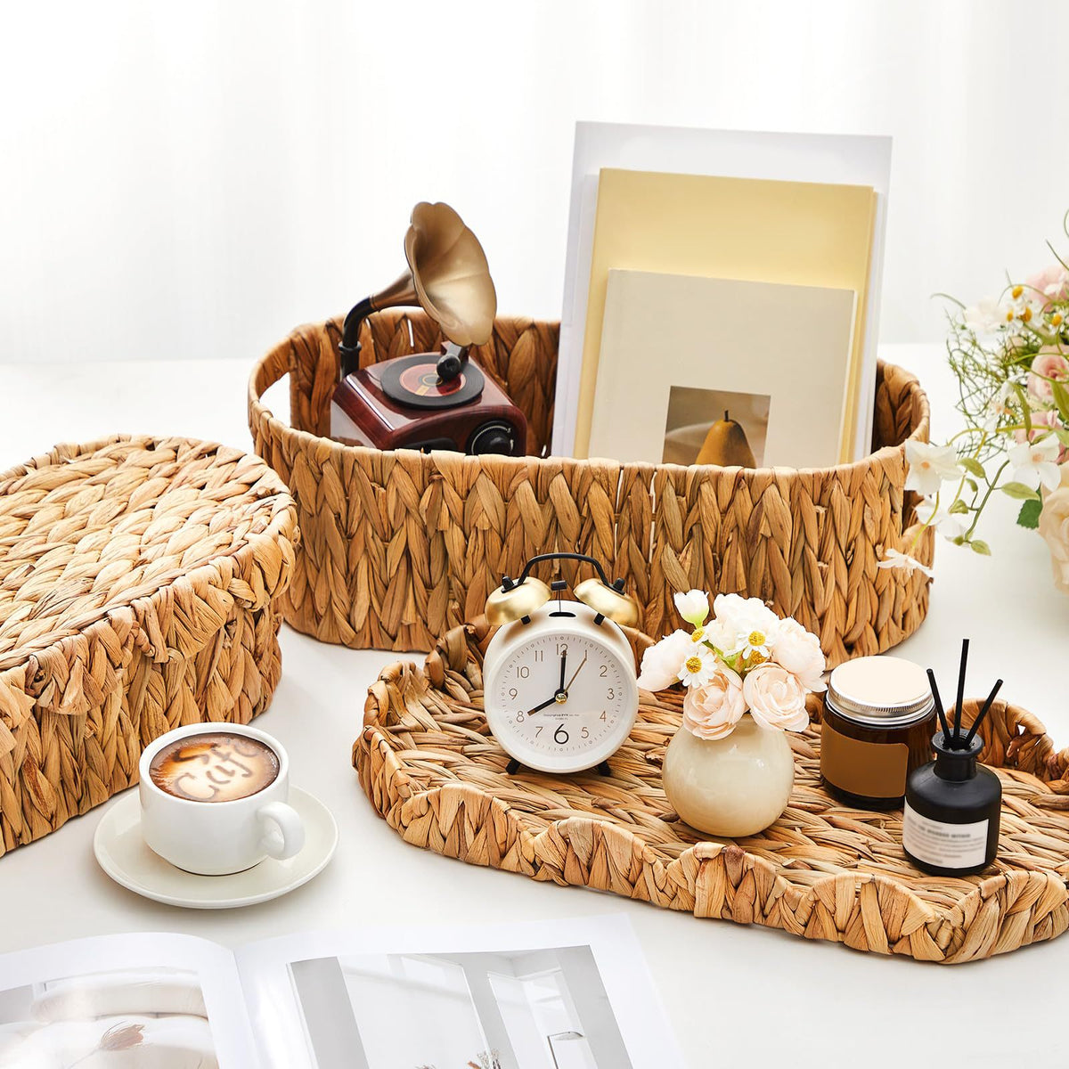 Oval Woven Storage Basket Brehn