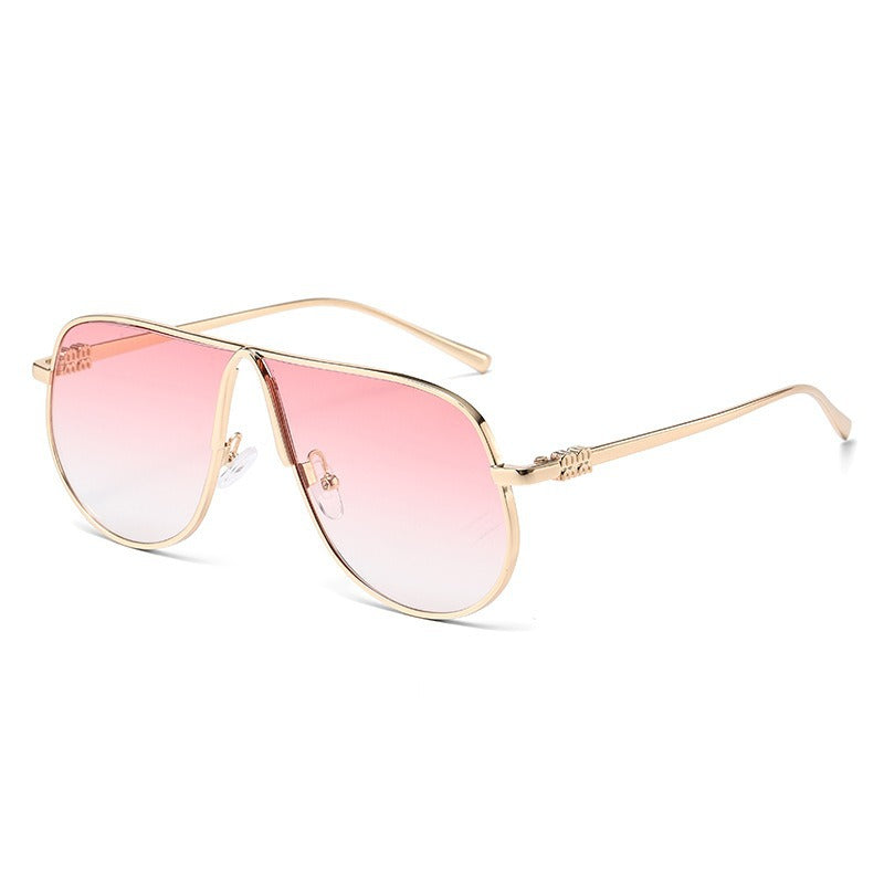 Herren Luxuriöse Übergroße Aviator Sonnenbrille Brehn
