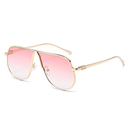 Herren Luxuriöse Übergroße Aviator Sonnenbrille Brehn