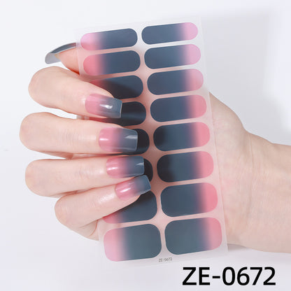 Gradient Ombre Nagel Wraps