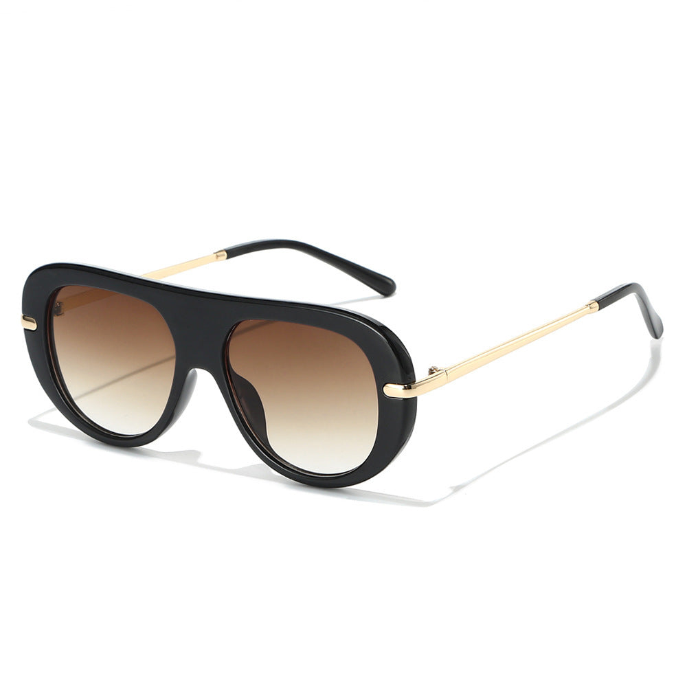 Futuristische Übergroße Shield Sonnenbrille Brehn