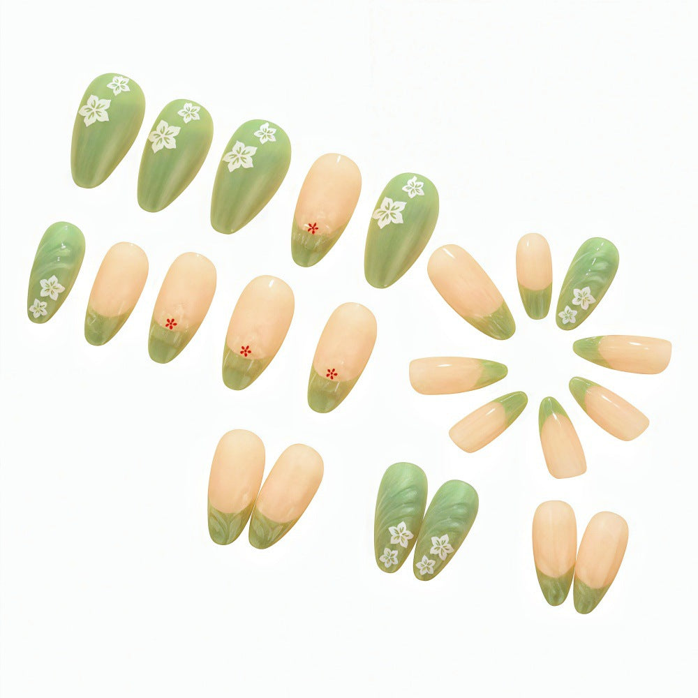 Kunstnägel Set mit filigranen Blumenmustern Brehn