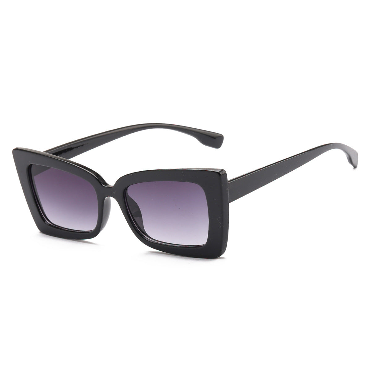 Damen modische Sonnenbrille mit breitem Rahmen und markantem Design Brehn