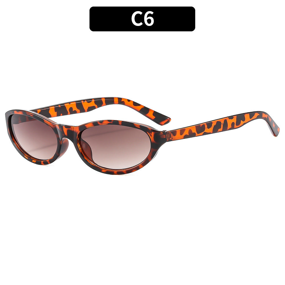 Modernes Design Stilvolle ovale Rahmen Sonnenbrille