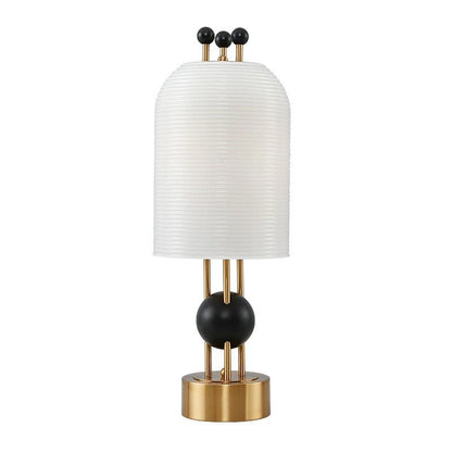 Moderne dekorative Tischlampe mit geometrischem Design