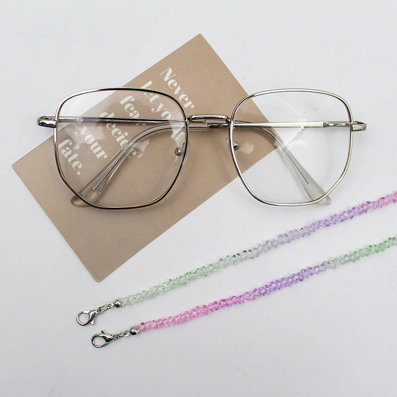 Elegante Kristallperlen Brille Kette Brehn