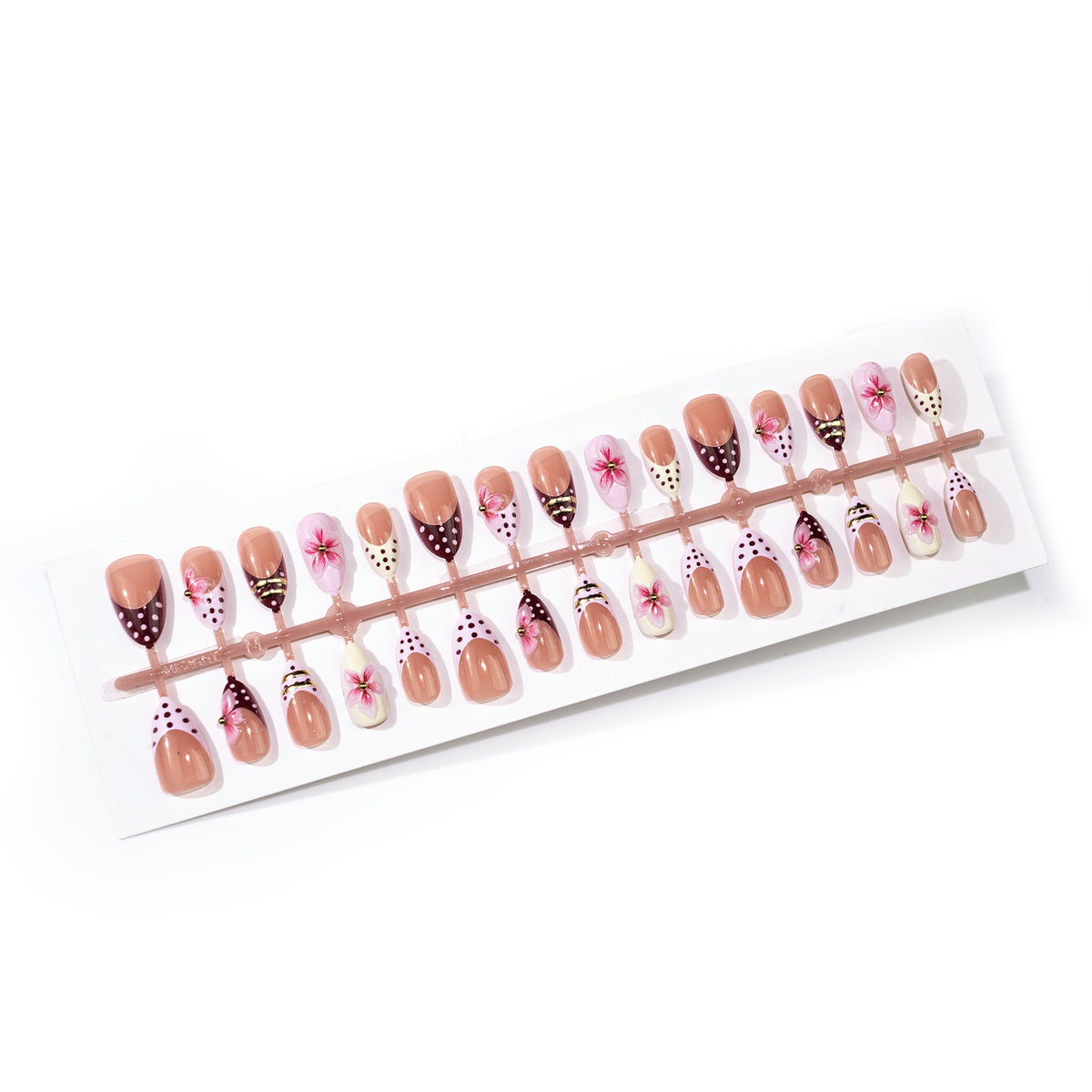 Künstlerisches 3D Blüten Aufkleber Nagelkunst Set Brehn