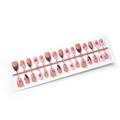 Künstlerisches 3D Blüten Aufkleber Nagelkunst Set Brehn