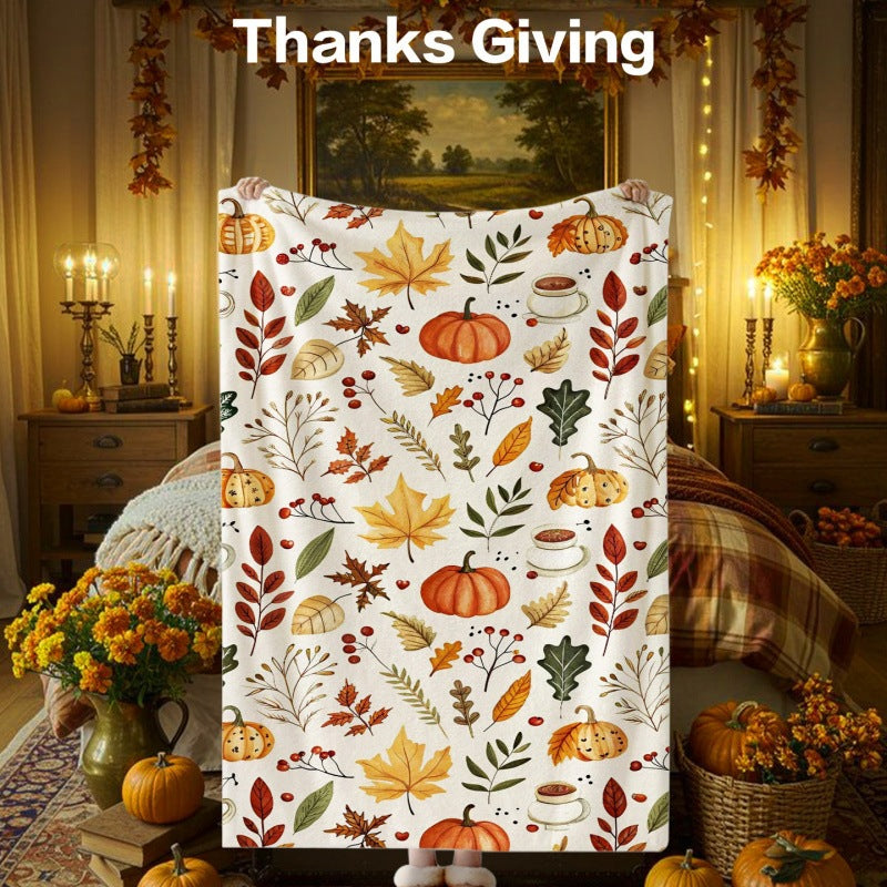 Thanksgiving-Themen Kuscheldecke
